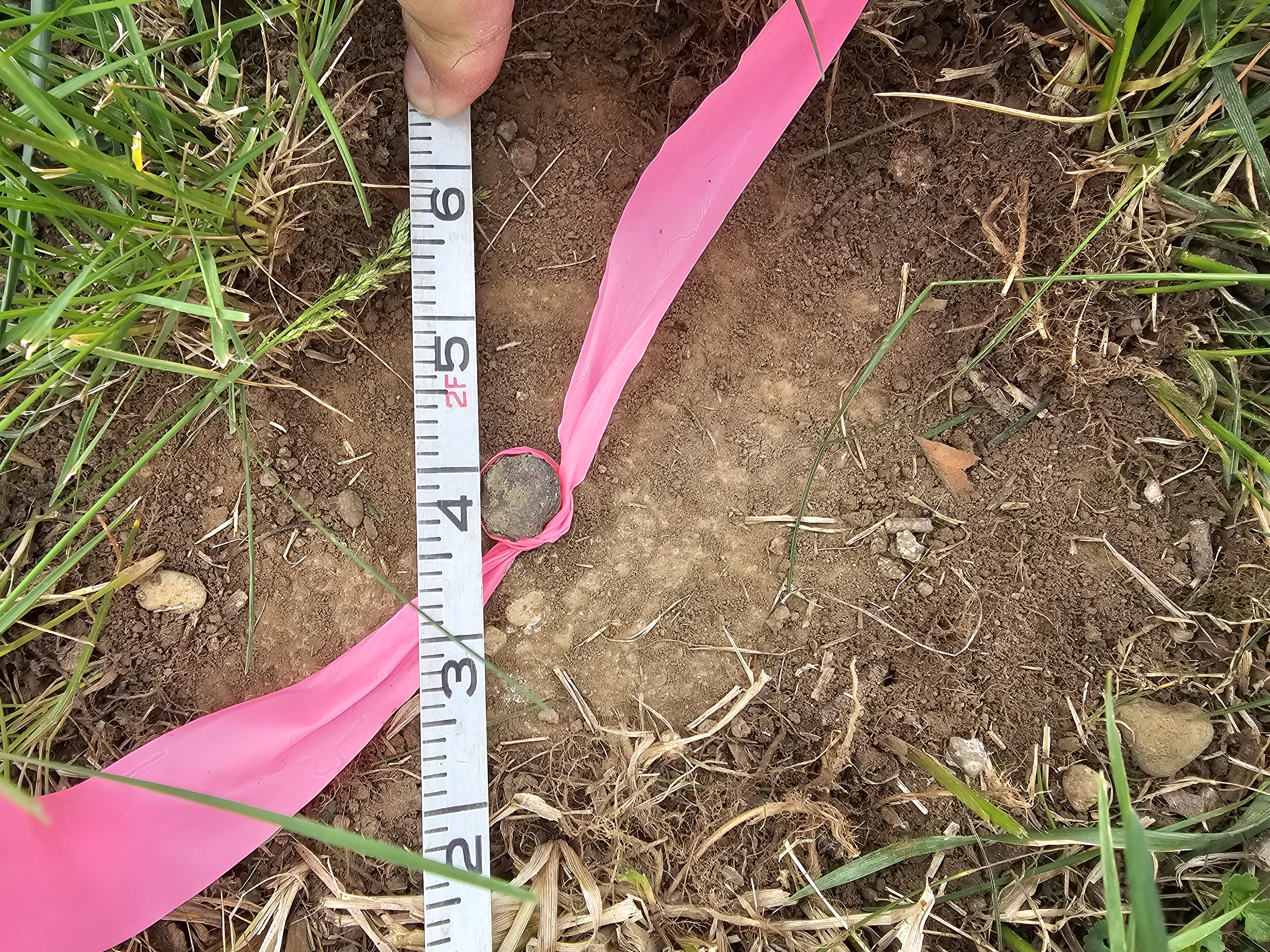 Found property iron pin monument