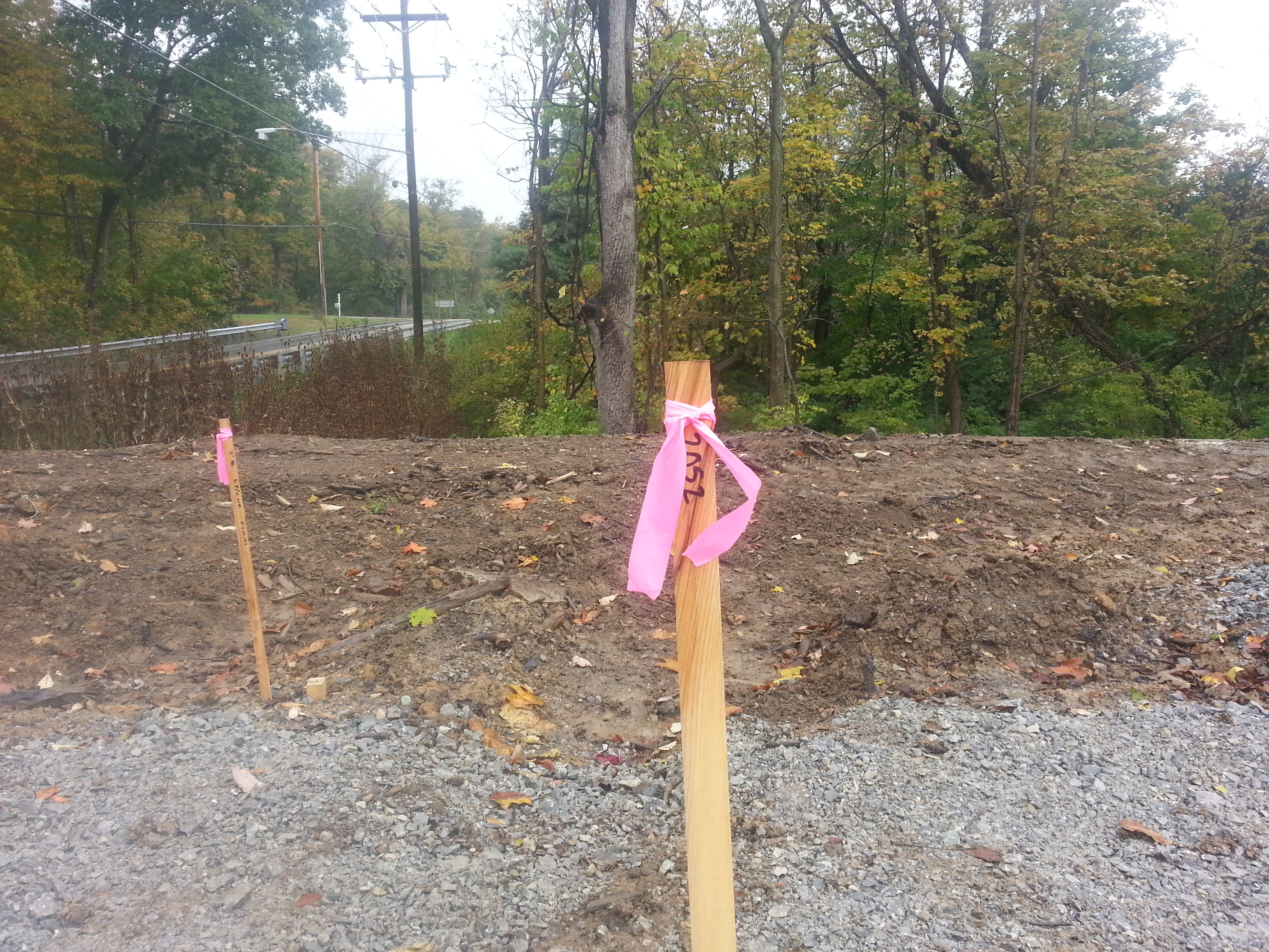Offset Stakes for Construction Layout